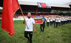 665. Tarihi Kırkpınar Yağlı Güreşleri'nde 1. Tur Müsabakaları Yapıldı