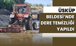 Üsküp Beldesi’nde Dere Temizliği Yapıldı