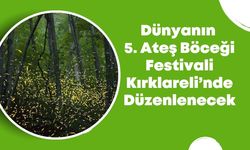 Dünyanın 5. Ateş Böceği Festivali Kırklareli’nde Düzenlenecek