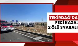 Tekirdağ’da Feci Kaza: 2 Ölü, 3 Yaralı