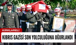 KIRKLARELİ; Kıbrıs Gazisi Son Yolculuğuna Uğurlandı