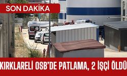 SON DAKİKA; Kırklareli OSB’de Patlama, 2 İşçi Öldü