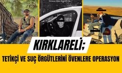 KIRKLARELİ; Tetikçi Ve Suç Örgütlerini Övenlere Operasyon