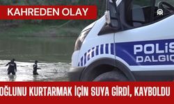 ŞOK; Oğlunu Kurtarmak İçin Suya Girdi, Kayboldu