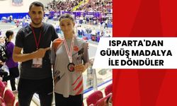 ISPARTA'DAN GÜMÜŞ MADALYA İLE DÖNDÜLER