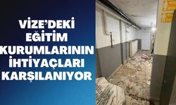Vize’deki Eğitim Kurumlarının İhtiyaçları Karşılanıyor