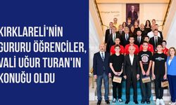 Kırklareli'nin Gururu Öğrenciler, Vali Uğur Turan'ın Konuğu Oldu