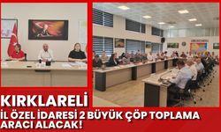 Kırklareli İl Özel İdaresi 2 Büyük Çöp Toplama Aracı Alacak
