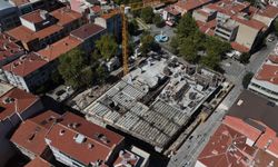 Lüleburgaz’da Katlı Otopark Yükseliyor