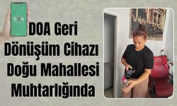DOA Geri Dönüşüm Cihazı Doğu Mahallesi Muhtarlığında
