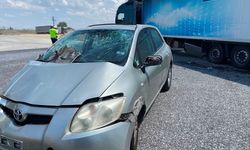 Edirne'de Tırla Otomobil Çarpıştı; 1 Yaralı