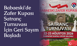 Babaeski'de Zafer Kupası Satranç Turnuvası İçin Geri Sayım Başladı