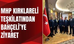 MHP Kırklareli Teşkilatından Bahçeli’ye Ziyaret