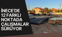 İnece’de 12 Farklı Noktada Çalışmalar Sürüyor