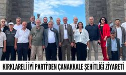 Kırklareli İYİ Parti’den Çanakkale Şehitliği Ziyareti