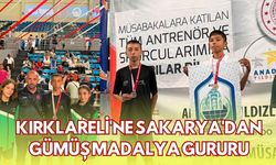 Kırklareli'ne Sakarya'dan Gümüş Madalya Gururu