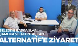 Belediye Başkanları Çamlıca ve Altıntaş’tan, Alternatif’e Ziyaret