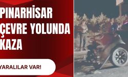 PINARHİSAR ÇEVRE YOLUNDA KAZA; Yaralılar Var!
