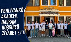 Pehlivanköy Akademi, Başkan Hoşgür’ü Ziyaret Etti