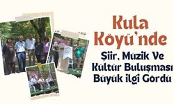 Kula Köyü’nde Şiir, Müzik Ve Kültür Buluşması Büyük İlgi Gördü