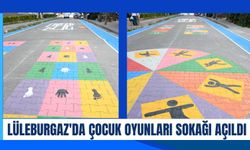Lüleburgaz'da Çocuk Oyunları Sokağı Açıldı