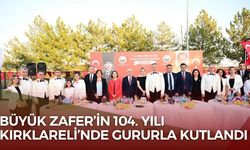Büyük Zafer’in 104. Yılı Kırklareli’nde Gururla Kutlandı