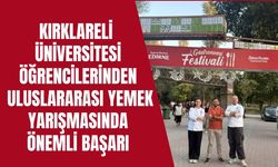 KLÜ Öğrencilerinden Uluslararası Yemek Yarışmasında Önemli Başarı