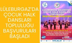 Çocuk Halk Dansları Topluluğu Başvuruları Başladı