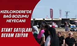 Kızılcıkdere’de Bağ Bozumu Heyecanı: Stant Satışları Devam Ediyor