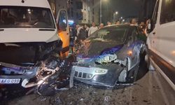 Tekirdağ'da Zincirleme Trafik Kazası; 1 Yaralı