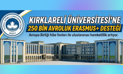 Kırklareli Üniversitesi’ne 250 Bin Avroluk Erasmus+ Desteği