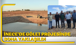 İnece’de Gölet Projesinde Sona Yaklaşıldı