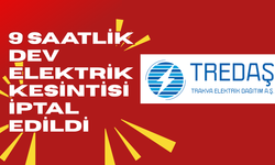 BABAESKİ: 9 Saatlik Dev Elektrik Kesintisi İptal Edildi