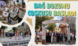 Bağ Bozumu Coşkusu Başladı