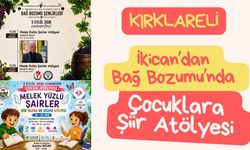 KIRKLARELi; İkican’dan Bağ Bozumu’nda Çocuklara Şiir Atölyesi