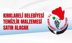 KIRKLARELİ BELEDİYESİ TEMİZLİK MALZEMESİ SATIN ALACAK