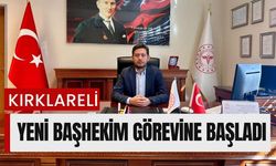 Kırklareli’nin Yeni Başhekimi Görevine Başladı