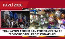 Trakya'nın Asırlık Panayırına Gelenler "Römork Otellerde" Konakladı
