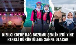 Kızılcıkdere Bağ Bozumu Şenlikleri Yine Renkli Görüntülere Sahne Olacak