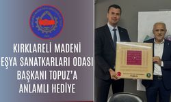 Başkan Topuz’a Anlamlı Hediye