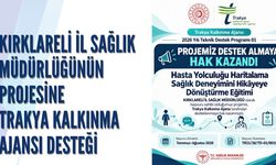 Kırklareli İl Sağlık Müdürlüğünün Projesine Trakya Kalkınma Ajansı Desteği