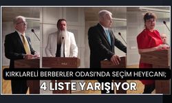 KIRKLARELİ BERBERLER ODASI’NDA SEÇİM HEYECANI; 4 Liste Yarışıyor