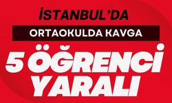 ORTAOKULDA KAVGA; 5 Yaralı
