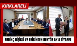 Erdinç Nişikli Ve Ekibinden Rektör Ak’a Ziyaret