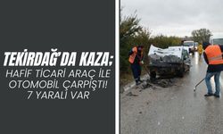 Tekirdağ’da Kaza; 7 Yaralı Var