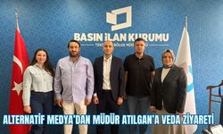 Alternatif Medya’dan Müdür Atılgan’a Veda Ziyareti