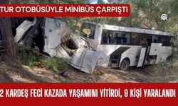 2 Kardeş Feci Kazada Yaşamını Yitirdi, 9 Kişi Yaralandı