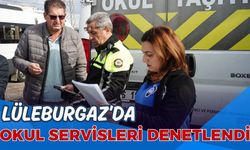 Lüleburgaz'da Okul Servisleri Denetlendi