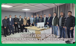 Nişikli ve Ekibi’nden Alternatif Medya’ya 15. Yıl Tebrik Ziyareti