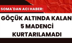 Göçük Altında Kalan 5 Madenci Kurtarılamadı